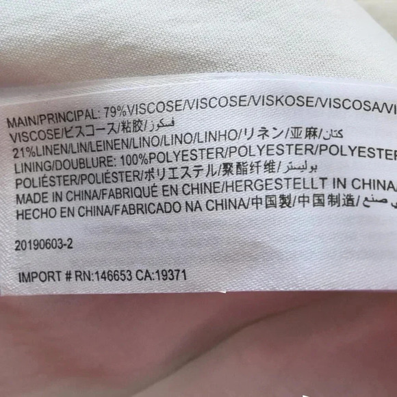 Finders Keepers |Citrus Watercoloor Linen Viscose Blend Dress Amalfi XS US 0-2 - Picture 13 of 13